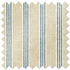 Emily Bond George Stripe, Indigo - Twist&Fit Roman Blind